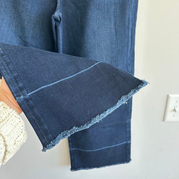 WRAP London High Rise Wide Leg Jeans Indigo Blue 8 NWT - Picture 9 of 12